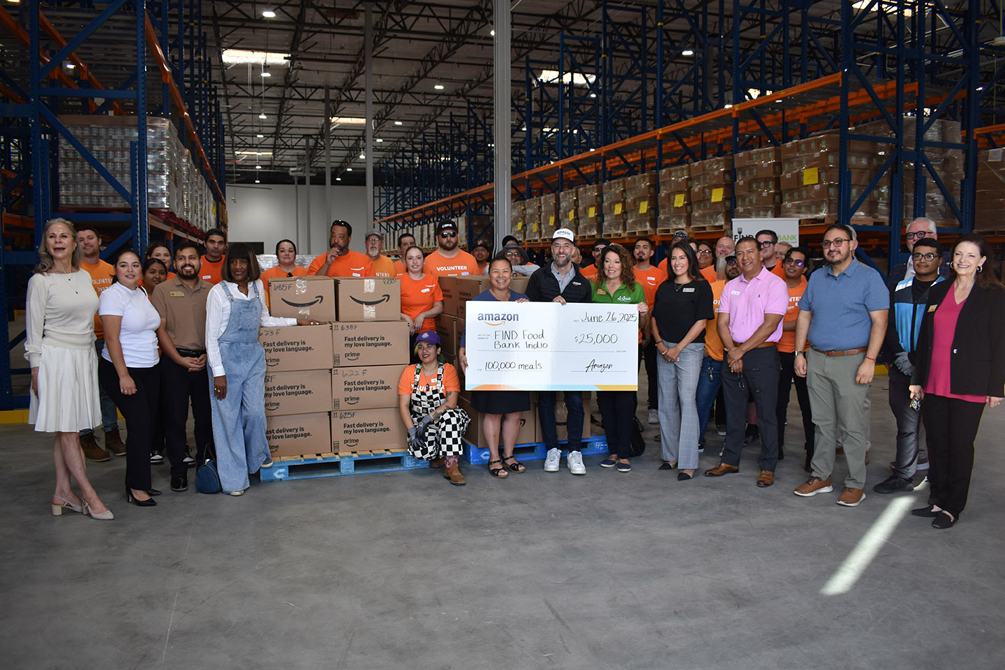 Amazon Donates $25,000 to FIND Food Bank in Support of Summer Hunger