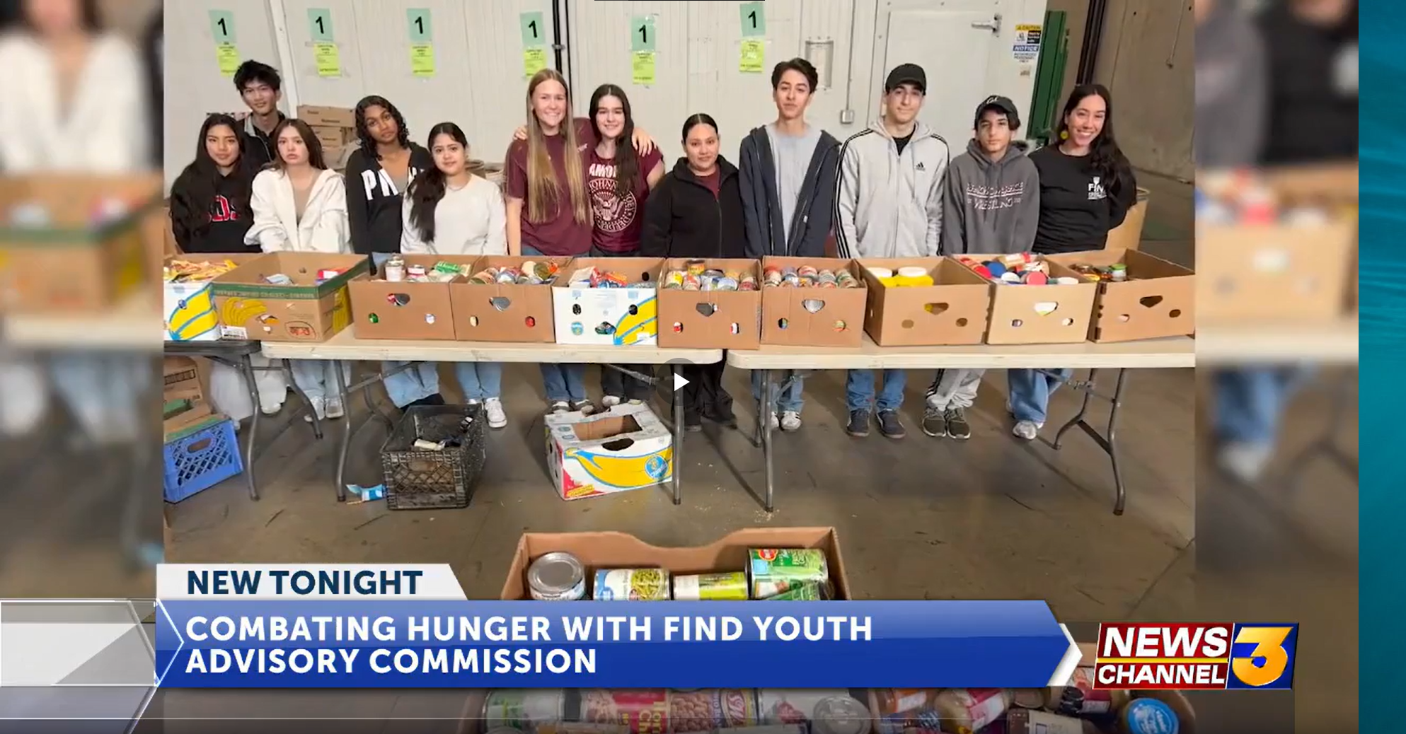 Student leaders in the Coachella Valley help combat hunger with FIND Youth Advisory Commission